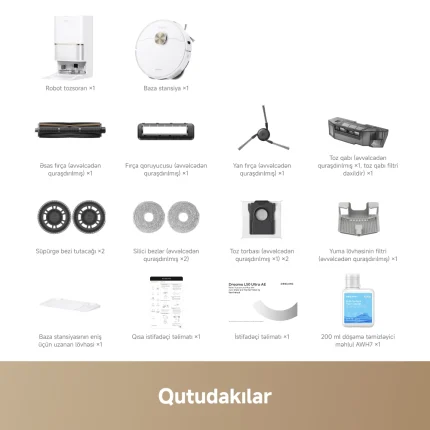 Dreame L50 Ultra AE White - Şəkil 9