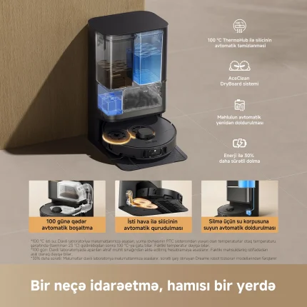 Dreame L50s Pro Ultra Black - Şəkil 9